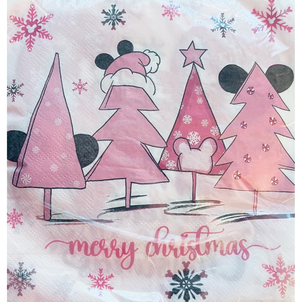 NEW Disney‎ Christmas Paper Plates & Napkins Mickey Mouse Holiday Party Decor - Picture 4 of 5